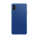 Luxury Heat Dissipation Ultra Slim Hard Shell Back Case Cover for Apple iPhone X / XS 2018 - Blue