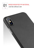 Luxury Ultra Slim 0.25mm [6 gram] Imported PP Material Anti Scratch Case for Apple iPhone XS Max (6.5