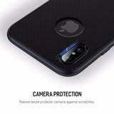 Luxury Shockproof Matte Back Case with Kickstand TPU + PC Holder Back Cover for Apple iPhone X / XS 2018