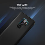 Luxury See through Pick Call from Top with Working Touch Flip Case for Samsung Galaxy S9