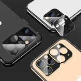 Totu® iPhone 11 Series Camera Tempered Glass Lens Protector with Metal Shell