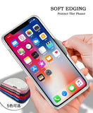Premium Smooth & Shiny Marble Pattern Hard Glass Back Case Cover for Apple iPhone X / XS
