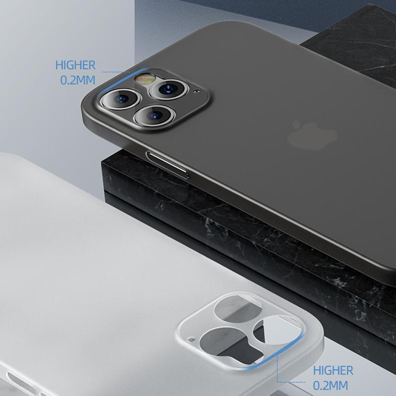 HENKS® iPhone 12 Mini Ultra-Thin Matte Paper Back Case.