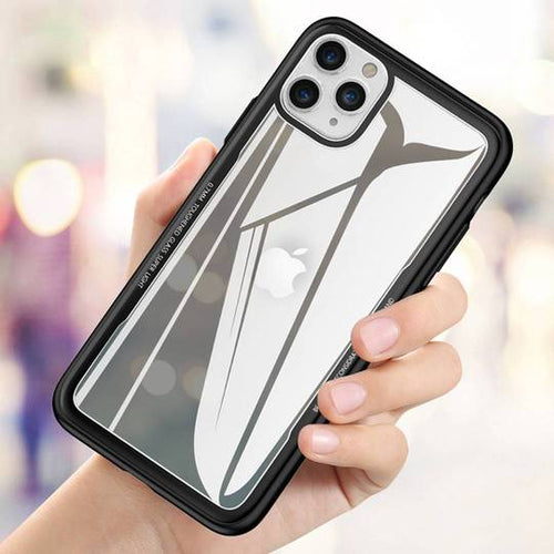 Luxury See Through Unique Glass Case for iPhone 11 Pro [Best Selling Case]