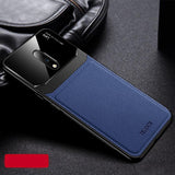 Luxury Slim Leather Lens Case with Card Slot for OnePlus 7
