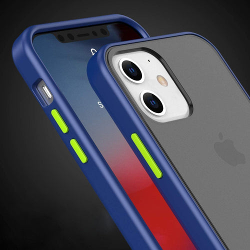 HENKS® iPhone 12 Mini Luxury Shockproof Matte Finish Case.