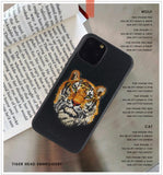 Santa Barbara Polo & Racquet Club Savanna Series Genuine Leather Case for Apple iPhone 12, 12 Pro, 12 Pro Max - Tiger