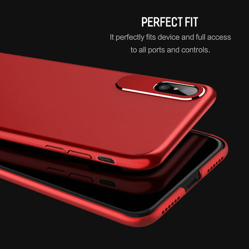 Premium Camera Protect PC Back Case Cover For iPhone X / XS 2018